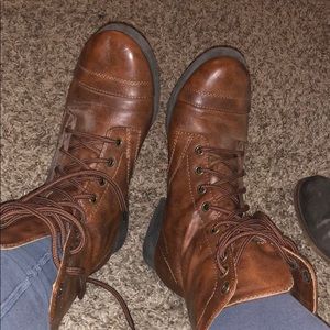 Women’s Brown Combat boots